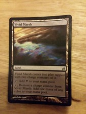 Vivid Marsh- Lorwyn Land Uncommon- Magic The Gathering Card