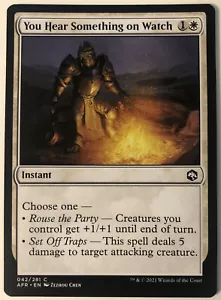 MTG You Hear Something on Watch Adventures in the Forgotten Realms 042/281... - Picture 1 of 1