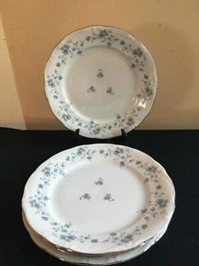 Johann Haviland BLUE GARLAND 10" Dinner Plates SET OF 4  Bavaria Germany New - Picture 1 of 4