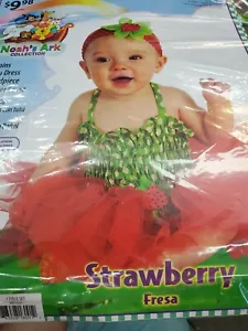 XX 510237 STRAWBERRY/ FRESA Noah's Ark Infant Girls BY RUBIES - Picture 1 of 2