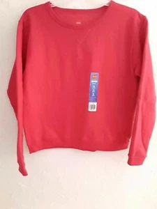 HANES "CLOSEOUT" DAMENGRÖSSE "S" "M" "2X" ROSA oder "PFLAUME" CREW SWEATSHIRT - Bild 1 von 3