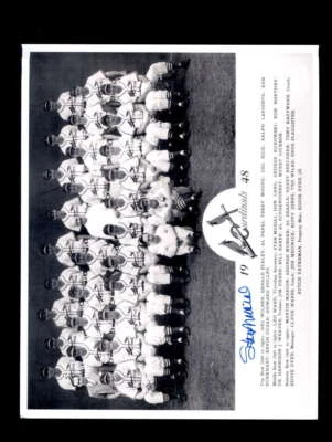 Stan Musial JSA Certed Signed  8x10 1948 Team Photo Autograph Cardinals - Image 1 of 3