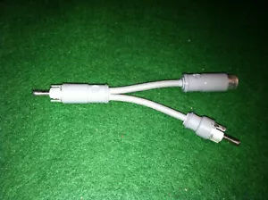 Adaptador en Y Switchcraft 330F2 RCA macho a RCA macho y hembra RCA nuevo stock antiguo - Imagen 1 de 6