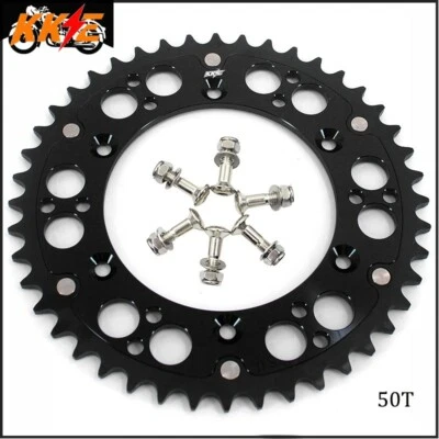 Piñón KKE 50T para Suzuki DRZ400S DRZ400SM DRZ400E RM125 1998-2008 RM250 Foto 1 de 4