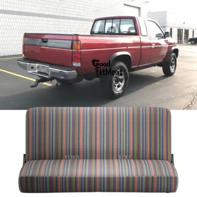 Cubiertas de asiento de banco de tamaño completo para camioneta Nissan D21 1986-1994 Foto 1 de 4