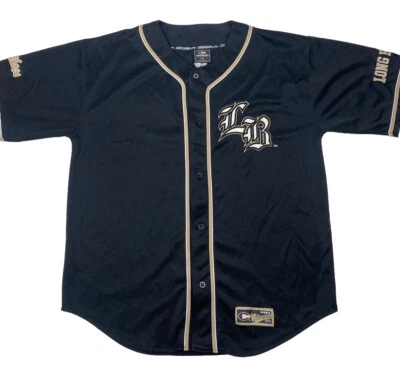 CAMISETA DE BÉISBOL COLISEO LARGA PLAYA CON BOTONES XXL Hecha en Corea De Colección Foto 1 de 4