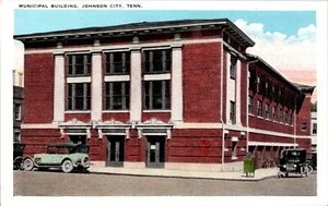 Municipal Building Johnson City Tennessee Postcard - Picture 1 of 2
