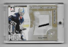 Carey Price 2005-06 ITG Heroes and Prospects GameUsed Emblem Gold /10 SUPER RARE