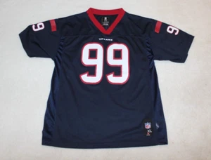 NFL Team Apparel Blue Texans Jersey JJ Watt # 99 Youth XL 18/20 - Picture 1 of 4
