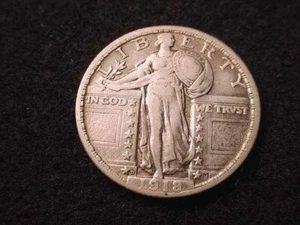 1918-D STANDING LIBERTY QUARTER OUTSTANDING KEY DATE COIN!!  #1 - Picture 1 of 4