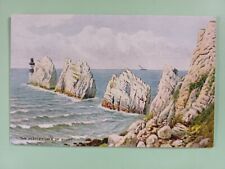 POST CARD SALMON AR QUINTON 1092, THE NEEDLES, ISLE OF WIGHT,  UPDATED VERSION