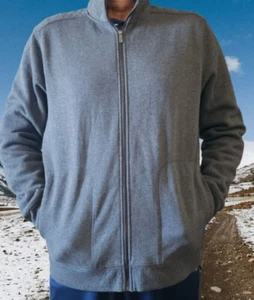 Apt 9 Men's Sweater Zipper Jacket. XL Gray - Picture 1 of 8