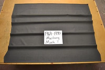Ford Mustang Mach 1969 69 1970 70 1 techo negro con aislamiento, con vinilo de vela Foto 1 de 3