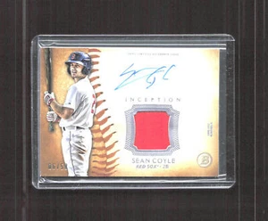 2015 Bowman Inception #IAR-SC Sean Coyle Autographed Relics Gold - Picture 1 of 2