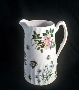 Royal Caledonia Flowers Pitcher Staffordshire England granny core cottage - Picture 1 of 3