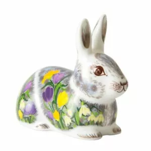 Royal Crown Derby springtime bunny Paperweight - Picture 1 of 1