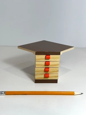 Bodo Hennig Dollhouse Kitchen Corner Drawer Unit - Mint - Rare Find! - Image 1 of 4