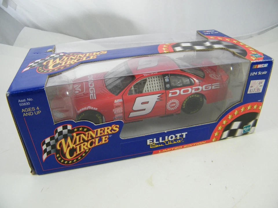 NUEVO EN CAJA ~ CÍRCULO DE GANADORES ~ 2000 BILL ELLIOTT #9 DODGE 1/24 EDICIÓN LIMITADA STOCK CAR Foto 1 de 4