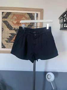 Free People Shorts Navy Us 0 UK 4/6 New - Picture 1 of 3