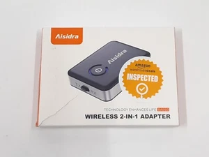 Aisidra Model AD-BA010 Transmitter Bluetooth Wireless 2 in 1 Adapter Audio 5V - Afbeelding 1 van 13