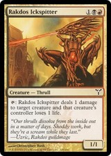 RAKDOS ICKSPITTER ~mtg NM Dissension Common x1