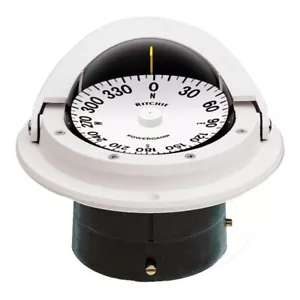 Ritchie F-82W Voyager Compass - Flush Mount - White F-82W UPC 010342140067 - Picture 1 of 1