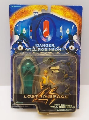 De colección Lost In Space Cryo-Chamber Will Robinson NUEVA Figura Sellada Trendmasters Foto 1 de 4