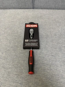 NEW ICON 1/4” in. Drive Professional G2 9” Long Locking Flex Ratchet 70451 - Picture 1 of 4