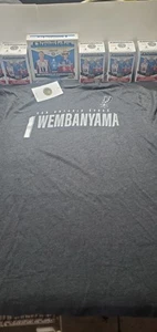 San Antonio Spurs Victor Wembenyama NBA Team apparel  shirt  XXL gray - Picture 1 of 4