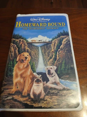 Homeward Bound: The Incredible Journey VHS Disney Clamshell **TESTED** Foto 1 de 3