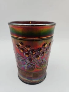 Vintage Northwood Raspberries Carnival Glass 4" Tumbler - Picture 1 of 10