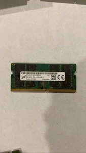 Portátil Micron 8 GB PC4-2133P DDR4 SODIMM RAM MTA16ATF1G64HZ-2G1A2 - Imagen 1 de 2