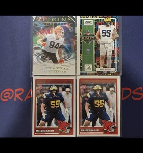 NFL Football Cleveland Browns 25 Panini Mason Graham 4 Rookie Card Lot MINT - Picture 1 of 1