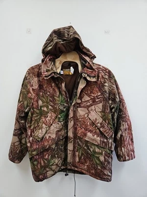 Cabelas Whitetail  Realtree Camo Hunting Hooded Outdoor Jacket Men’s Xl  USA - Image 1 of 4