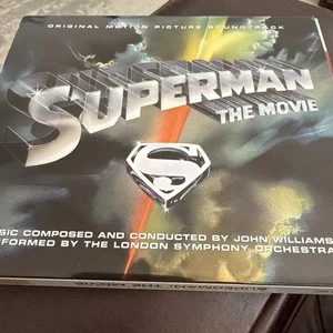 Superman The Movie CD Slipcover 2 Disc Soundtrack 2000 Remaster bonus Tracks - Picture 1 of 11