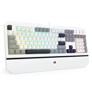 K558 Mechanical Gaming Keyboard Wired, Rainbow LED Backlit, Blue Switches, 10... - Picture 1 of 8