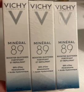 3x Vichy Mineral 89 Fortifying and Plumping Daily Booster 10ml bnwt skincare - Picture 1 of 4