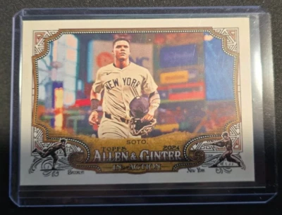 2024 Topps Allen & Ginter JUAN SOTO IN ACTION Case Hit SSP Yankees Case Hit RARE - Image 1 of 2