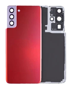 Back Cover Glass With Camera Lens For Samsung Galaxy S21 Plus Phantom Red - Picture 1 of 1