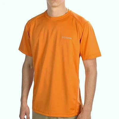 Camisa Columbia Blasting Cool Crew Manga Corta M Mediana ORANGE BLAST AM6695 857 Foto 1 de 2