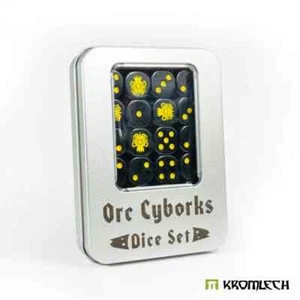 JUEGO DE DADOS CYBORKS ORC KROMLECH - Imagen 1 de 3