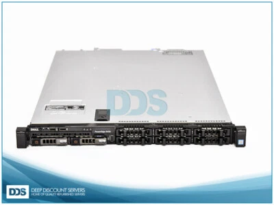 Fuente de alimentación Dell Poweredge R430 RX20N 8SFF 2,3 Ghz 24-C 192 GB de memoria 2x10G RJ-45 NIC 2x550 W Foto 1 de 4