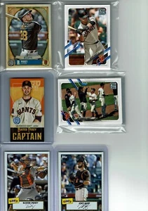 2021 Topps Baseball Series 1 & 2 San Francisco Giants Team Set (22) Base Cards + - Picture 1 of 2