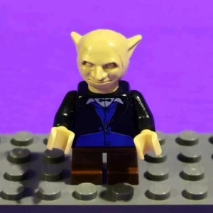 Lego Harry Potter Duende Minifigura Camisa Negra Piedra Hechicera Cáliz de Fuego - Imagen 1 de 5