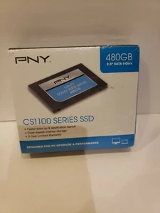 PNY CS1100 480GB Internal 2.5" SSD (SSD7CS1111-480-RB) #EB5452 - Picture 1 of 3
