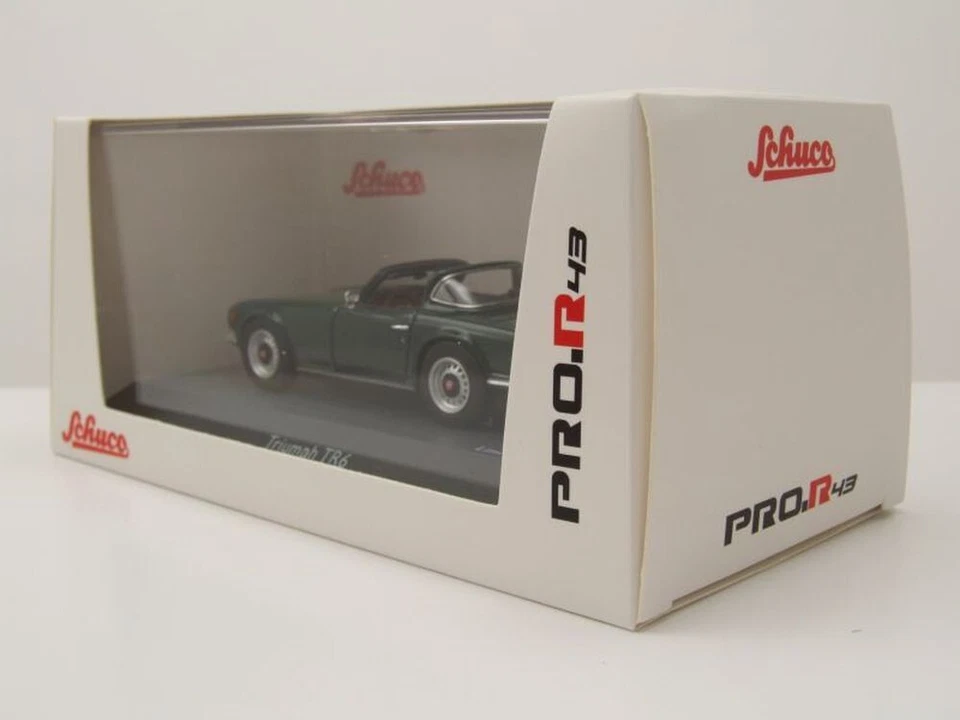 TRIUMPH TR6 SURREY HARD TOP 1968 VERDE BRITISH RACING SCHUCO 450913000 1 43