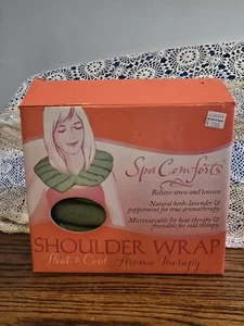 NIB Spa Comforts Aroma Therapy Heating Pad Shoulder Wrap - Picture 1 of 12