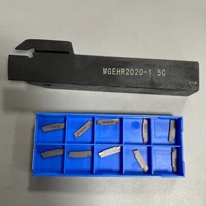 3/4 MGEHR2020-1.5 Lathe Turning Tool grooving cutting holder +10pcs 1.5mm Insert - Picture 1 of 9