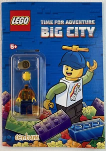 Lego Mini Figure E Storia/Attività Libretto Tempo Per Avventura Giornata Di Divertimento - Foto 1 di 2