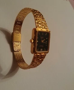 Gruen Diamond Precision Gold Tone Quartz Ladies Watch. Mint - Picture 1 of 9